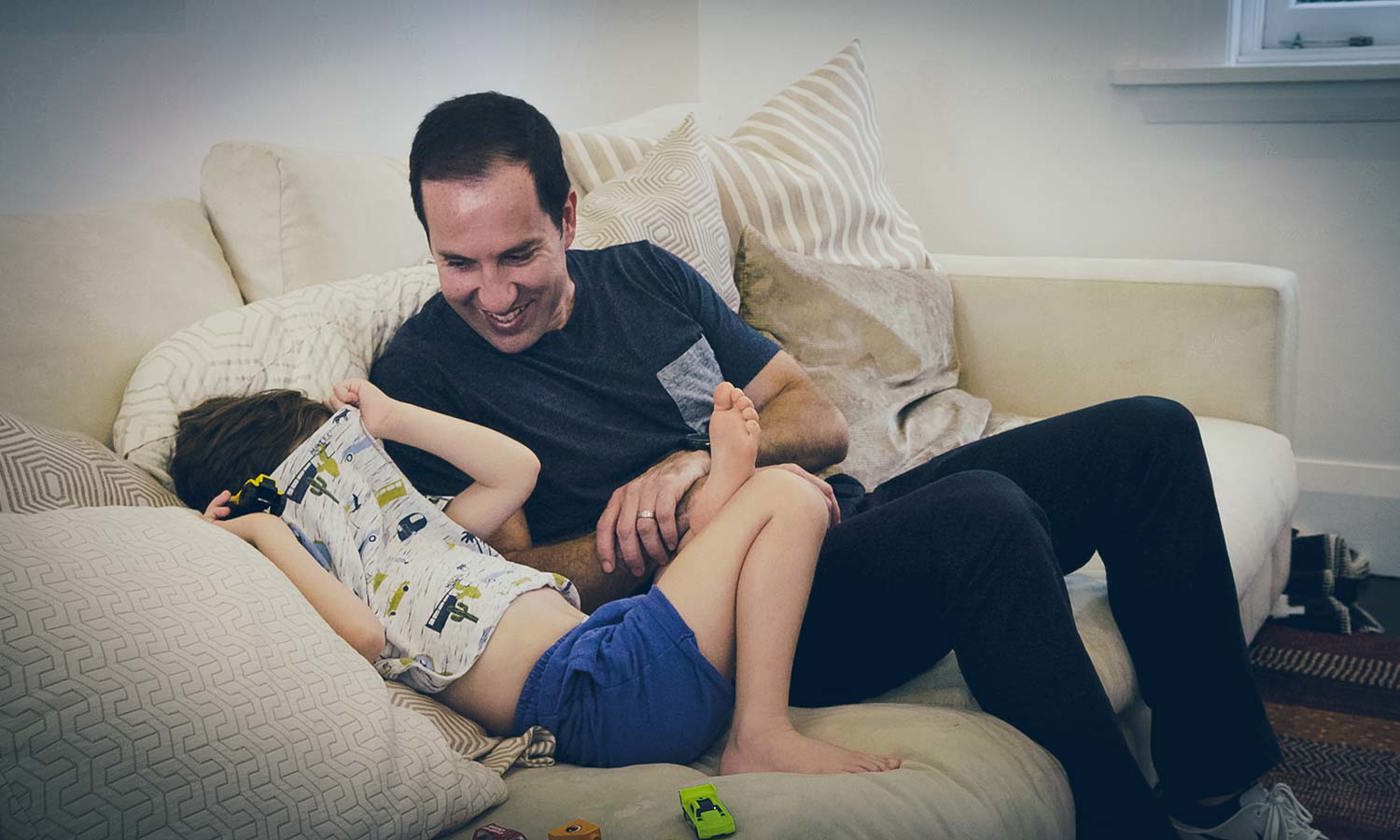 Monir and son Max who has autism