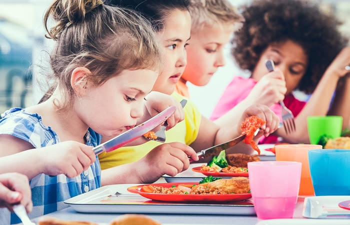 Children eating