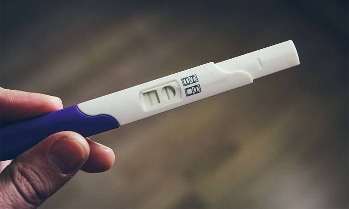 positive pregnancy test