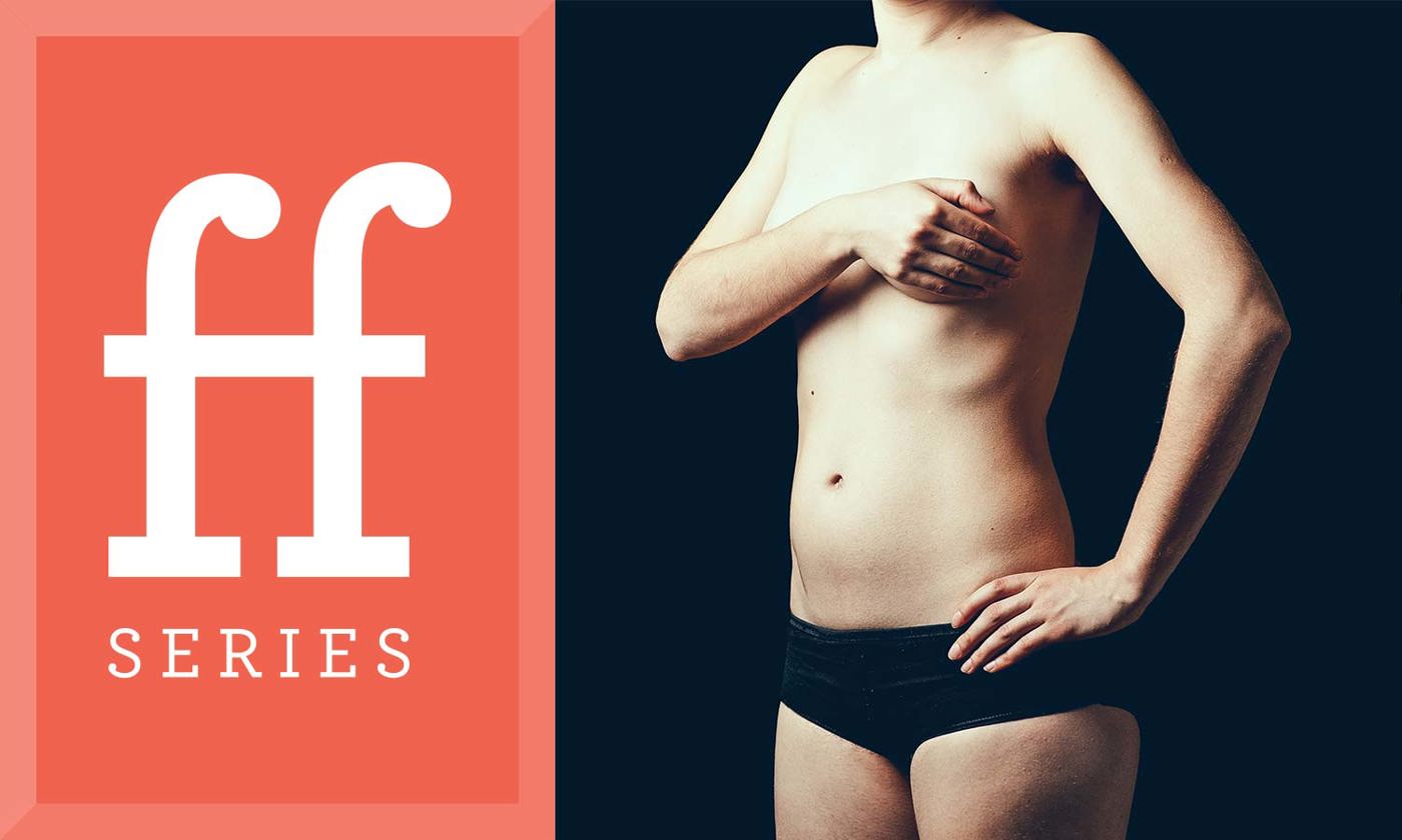 woman who is 9-12 weeks pregnant and FFSeries