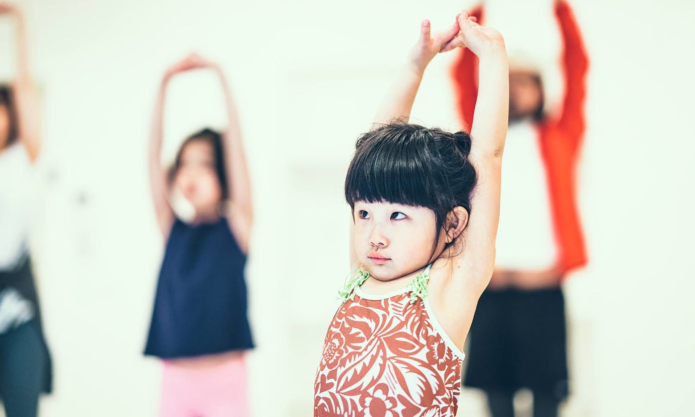 Girl enjoying fitness