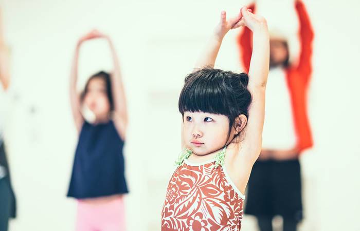 Girl enjoying fitness